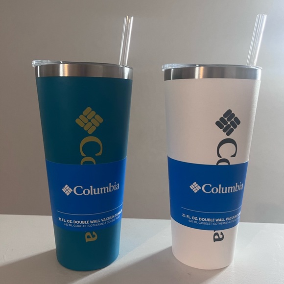 Columbia Other - Columbia Cups w/straw (Blue or White)